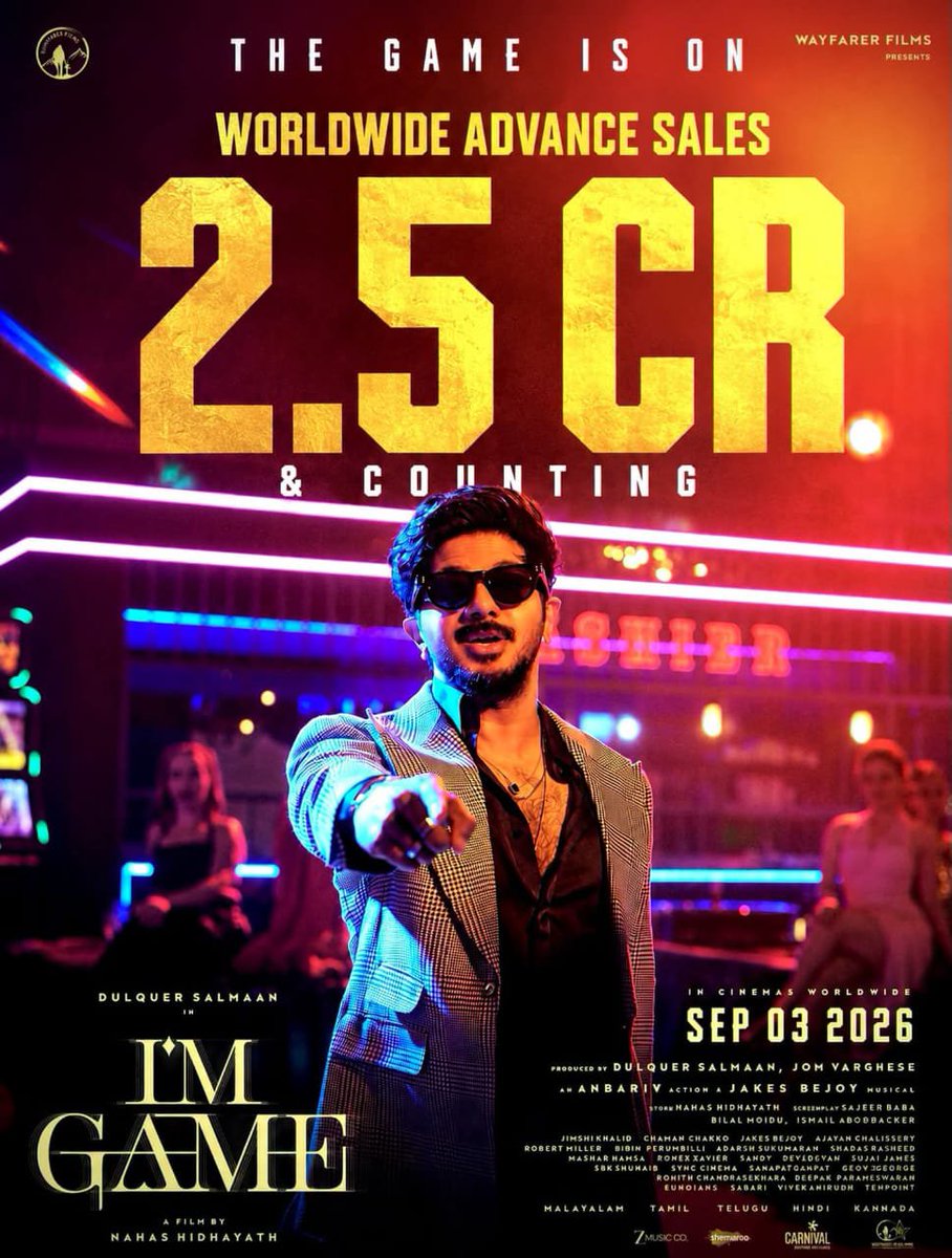 AkshayA18362's tweet photo. @dulQuer @NAHASKh1 @VarghesePepe @am_kathir @iamSandy_Off @DirectorMysskin @11Lohar @samyukthavv @anbariv @jakes_bejoy @ImGameMovie ❤️‍🔥 https://t.co/pqubrb6OMz