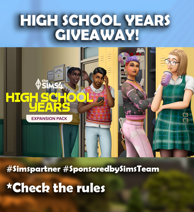 PlumbobKingdom's tweet photo. Thanks to #SimsTeam, I’m giving away a copy of the High School Years EP!     

To enter:        
- Follow me here        
- Subscribe on my 2nd YT channel  https://t.co/VbsjxtGmpm
- Like and RT this tweet                

Ends Sep 7th.       
Good luck, guys!      
#SIMSpartner https://t.co/ZTCiVmjFDh