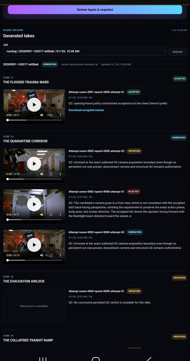 MAXWOLF17's tweet photo. Hopefully soon, I’ll have a model-agnostic QC module for MiniMax H3 and other open-source video models. It’ll automatically crop and clean clips, build 360° environment context, selectively remove backgrounds, and feed stronger continuity references into each new generation. https://t.co/LdXpeuREZO
