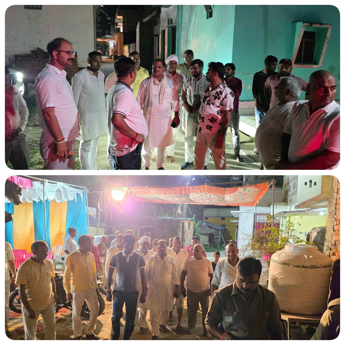 PNPathakBJP's tweet photo. आज अपने विधानसभा क्षेत्र कुशीनगर के चौपरिया में श्री गौरव चौबे जी के पूज्य पिताजी के ब्रह्मभोज में सम्मिलित होकर उनके छायाचित्र पर श्रद्धासुमन अर्पित  कर उन्हें श्रद्धांजलि दी।

ॐ शांति ! https://t.co/25o3TFdX7G