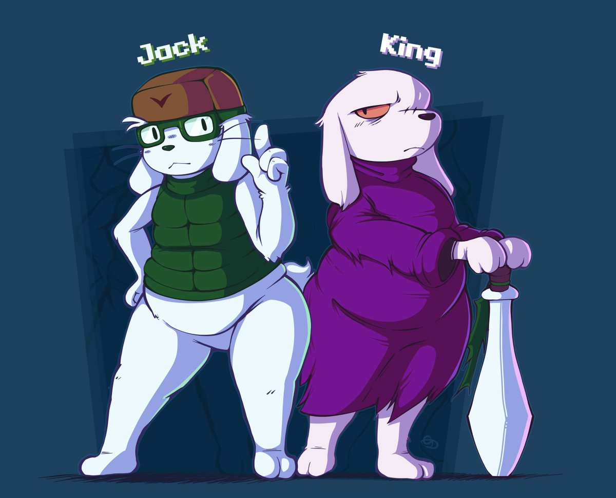 GeekyDaves's tweet photo. Jack and King from Cave Story my beloved... https://t.co/5DiJLVqIbJ