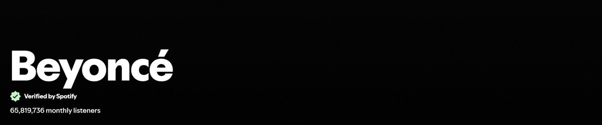 IIBEYFIERCE's tweet photo. Beyoncé removes her ´´COWBOY CARTER TOUR. ´´ Spotify banner off her profile https://t.co/UndCxtz2jf