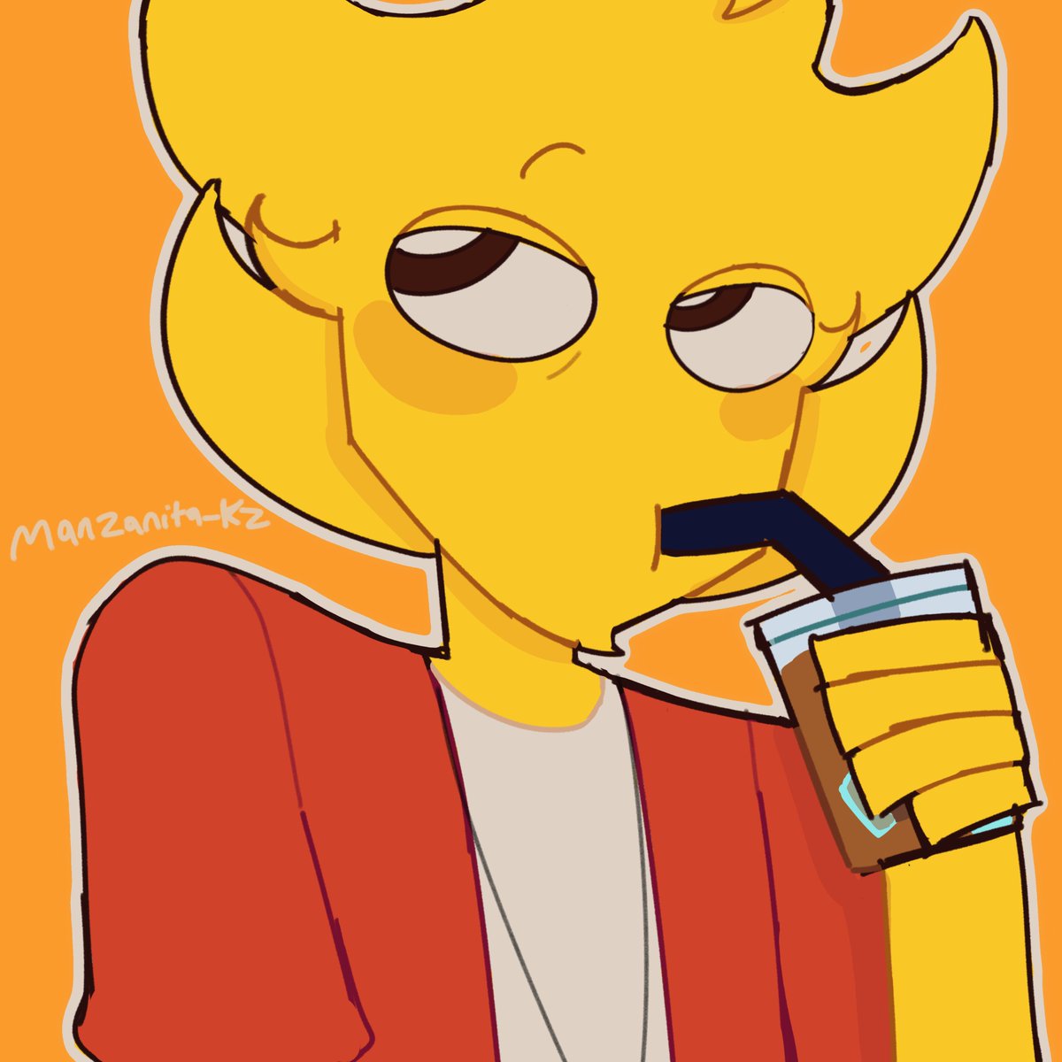 Manzanita_kz's tweet photo. Day 12 of drawing every single #TSMTV mascot (who is confirmed in the AU) as a pfp until the comic comes out! finally a teacher’s turn #mascotverse https://t.co/xrcz51Scd3