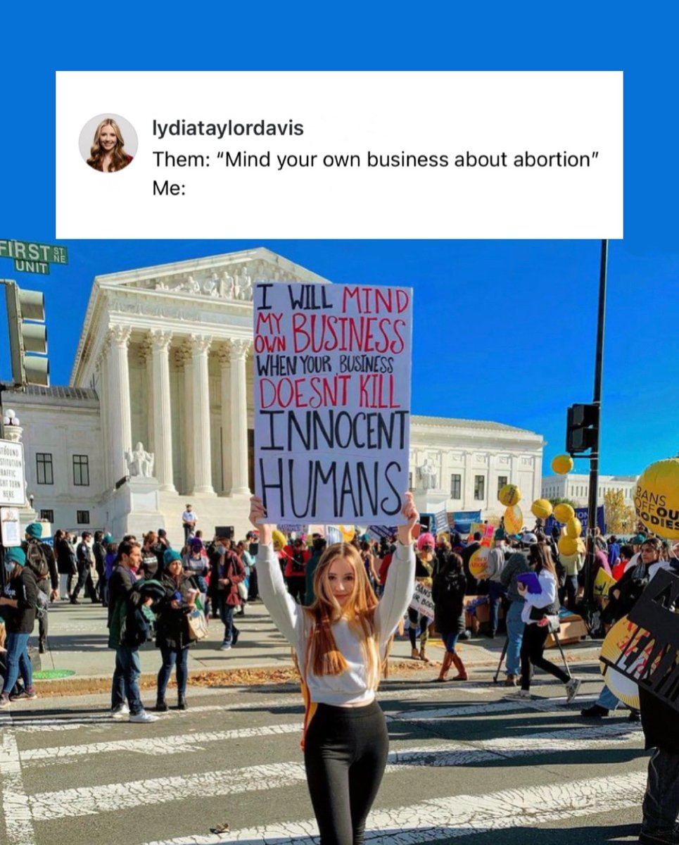 lydiataydavis's tweet photo. Ending an innocent child’s life should never be a choice. Make abortion illegal again.
#prolife https://t.co/n9gnuLp15y