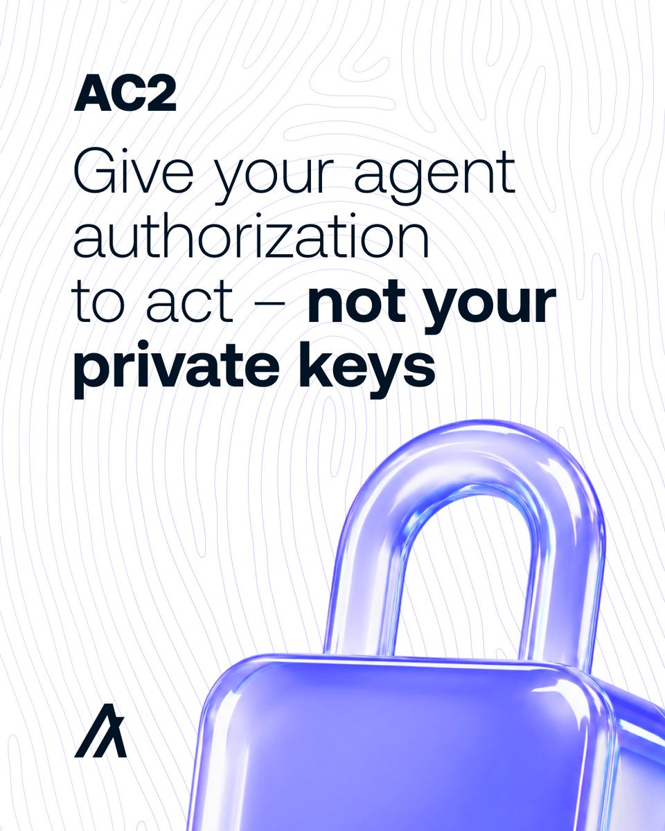 algodevs's tweet photo. AI agents shouldn't need your keys to act on your behalf!

That's why we built AC2, an open, blockchain-agnostic protocol for verifiable human approvals and credential isolation, built with DIDComm, WebAuthn/FIDO2 and WebRTC.

A basic approval flow takes ~50 lines, works alongside existing setups, and keeps credentials out of the agent runtime.