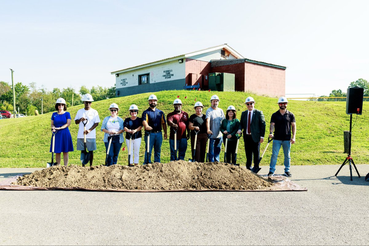TravisBlosser's tweet photo. This neighborhood has waited long enough.

Today, Team Fairmont broke ground on the largest investment the City has made in Windmill Park in decades.

Windmill Park sits in the heart of Fairmont’s historic African American neighborhood. For generations, the investment made here did not reflect the importance of this park or the community surrounding it. And we have to be honest: that disinvestment did not happen in a vacuum.

Fairmont was not immune from a history in which African American neighborhoods were too often the last to receive public investment and the first expected to make do without it.

We cannot rewrite that history. But we can decide whether we continue it.

Over the last two years, we’ve made a deliberate choice not to.

This new concession stand is another major step… but it won’t be the last.

Every neighborhood matters. Every neighborhood deserves investment. And where you live in Fairmont should never determine whether your community is worth investing in.

We’re not simply turning dirt at Windmill Park. We’re turning a page.

💙 TEAM FAIRMONT