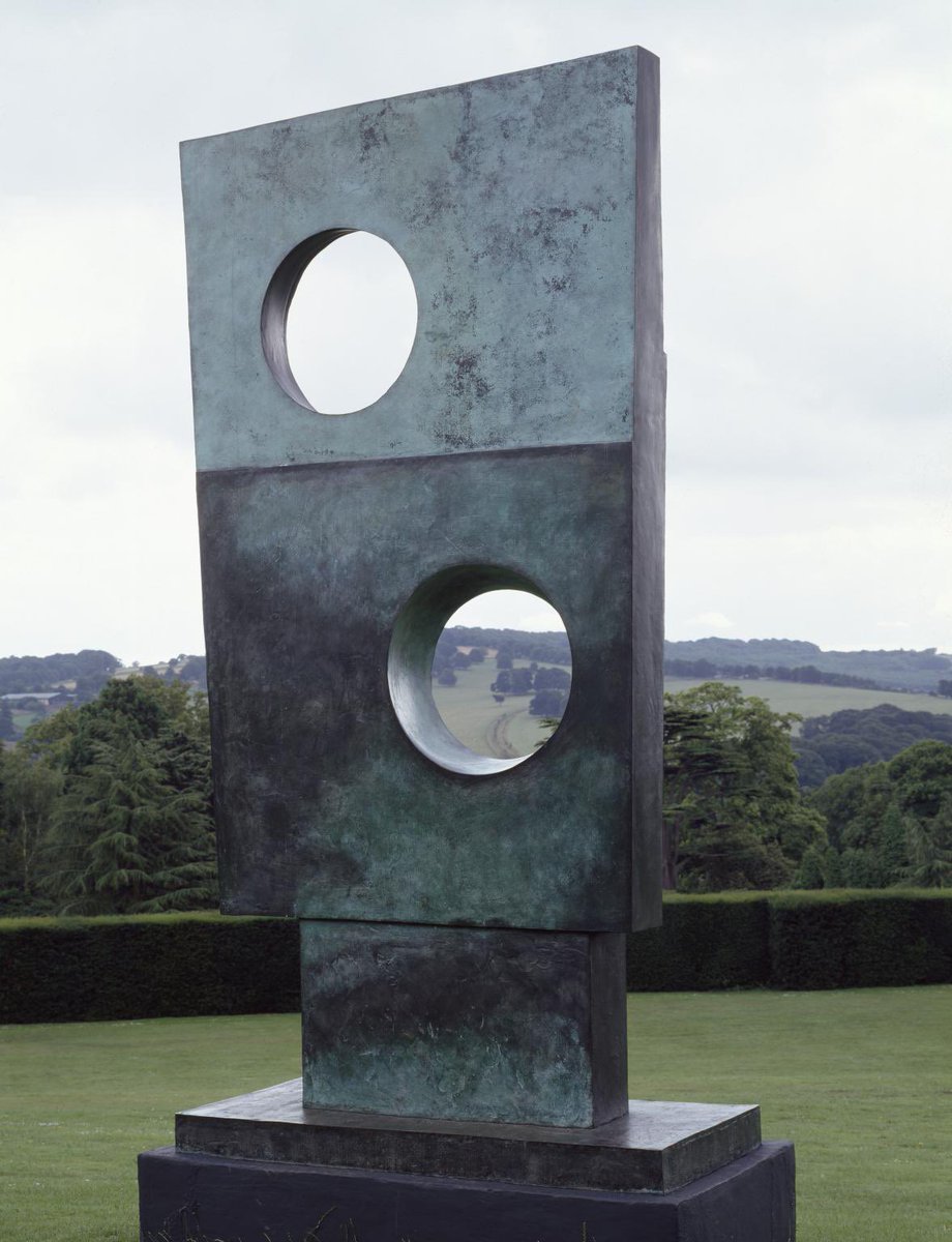fiorisartorial's tweet photo. Barbara Hepworth, Squares with Two Circles, 1963. https://t.co/mpHQrYzEM9