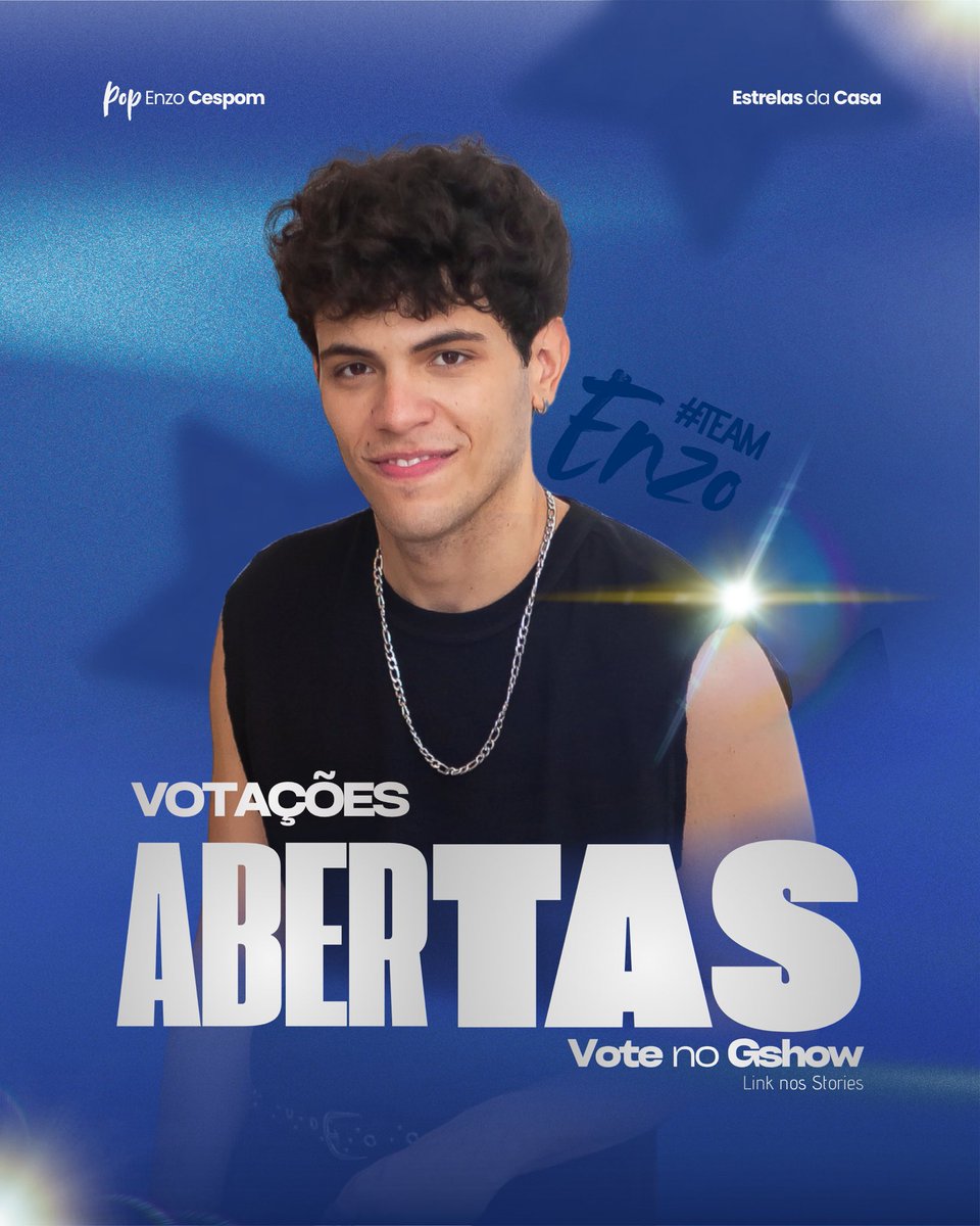 enzo_cespom's tweet photo. Ei, você! 🫵

Já votou no Enzo hoje? 👀

https://t.co/XdbWoIyo1P

#EstrelasDaCasa https://t.co/OCJPqB8A6q