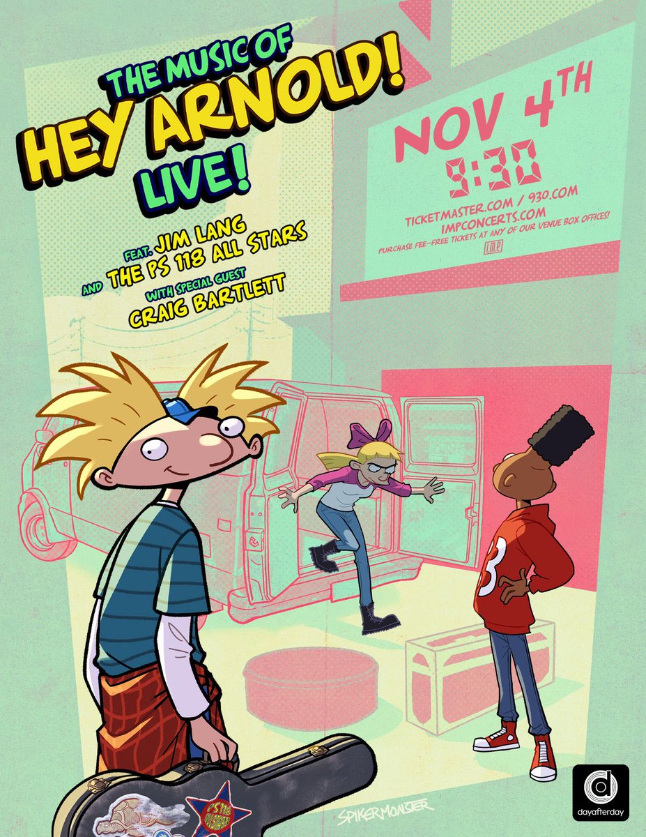 930Club's tweet photo. LOW TICKET WARNING: 11/4, The Music of Hey Arnold! Live
🎟️: https://t.co/EPwUpXEmmy https://t.co/g6Zppgtvsh