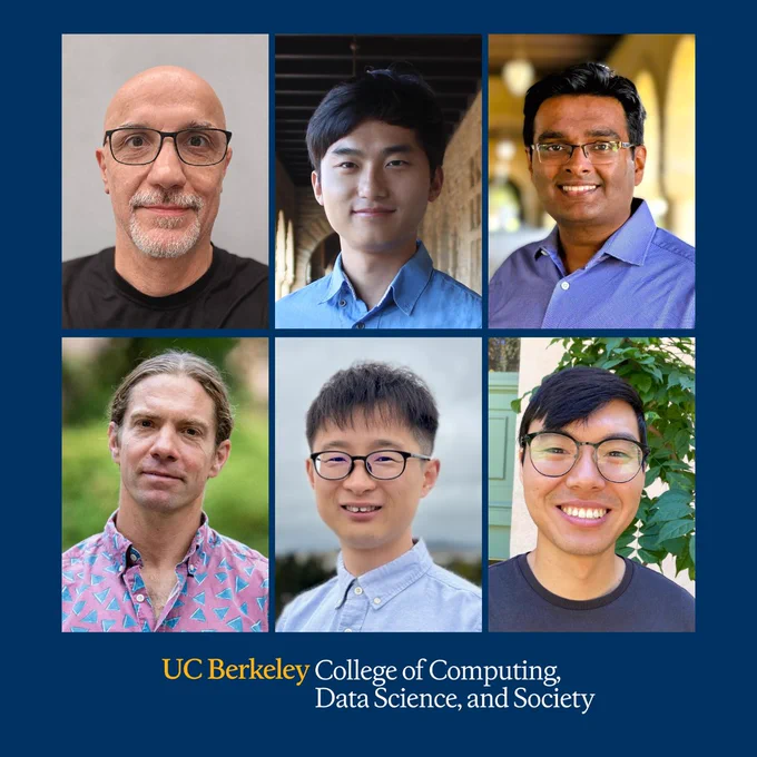 Collage of CDSS faculty members Behcet Açıkmeşe, YoungJu Jo, Asir Khan, Kater Murch, Jingfeng Wu and Kevin Yang. 