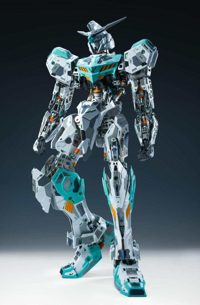 KRW_KRW_KRW's tweet photo. Forge frontier
xingsi
1/30 metal model kit
about 48.2cm
4.15kg
1999RMB
2026October

By the way, this model has zero plastic parts throughout. Its inner frame is stainless‑steel, and the outer armor is zinc alloy. Assembly is done by tightening screws. https://t.co/K2OuInY1Gh