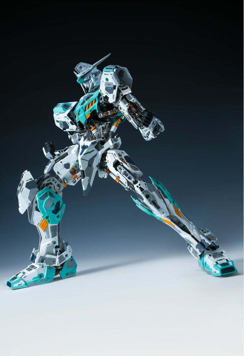 KRW_KRW_KRW's tweet photo. Forge frontier
xingsi
1/30 metal model kit
about 48.2cm
4.15kg
1999RMB
2026October

By the way, this model has zero plastic parts throughout. Its inner frame is stainless‑steel, and the outer armor is zinc alloy. Assembly is done by tightening screws. https://t.co/K2OuInY1Gh