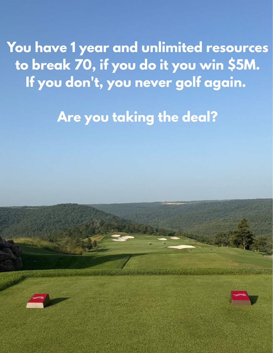 NUCLRGOLF's tweet photo. Would you take this deal? ⛳️🏌️ https://t.co/heLQDyahPv