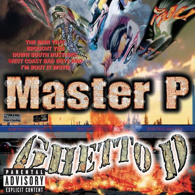 AuxGod_'s tweet photo. The album was originally titled Ghetto Dope. The planned cover art showed a man smoking from a glass crack pipe with other No Limit CD covers hidden in the smoke.

The original artwork was pulled from shelves. Due to the explicit reference, the title was shortened to ‘Ghetto D’ before release