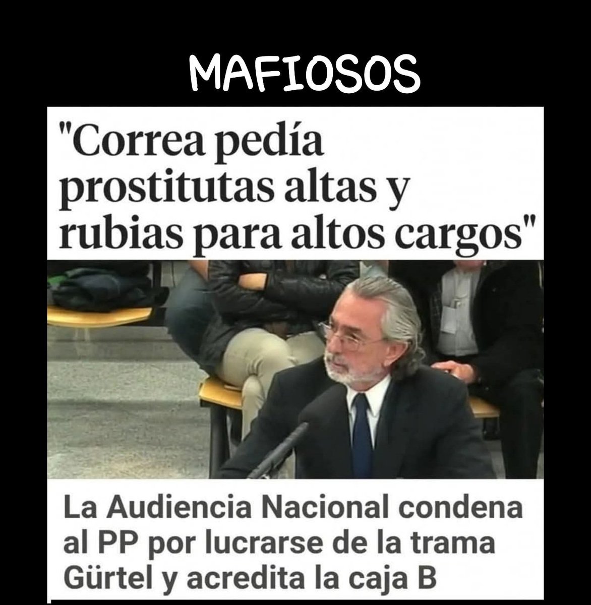 BegonaGloria's tweet photo. EL PARTIDO POPULAR PEDÍA PUTAS ALTAS Y RUBIAS COMO LA VILLAREJA Y SU MARIDO https://t.co/vyZrGq0izr