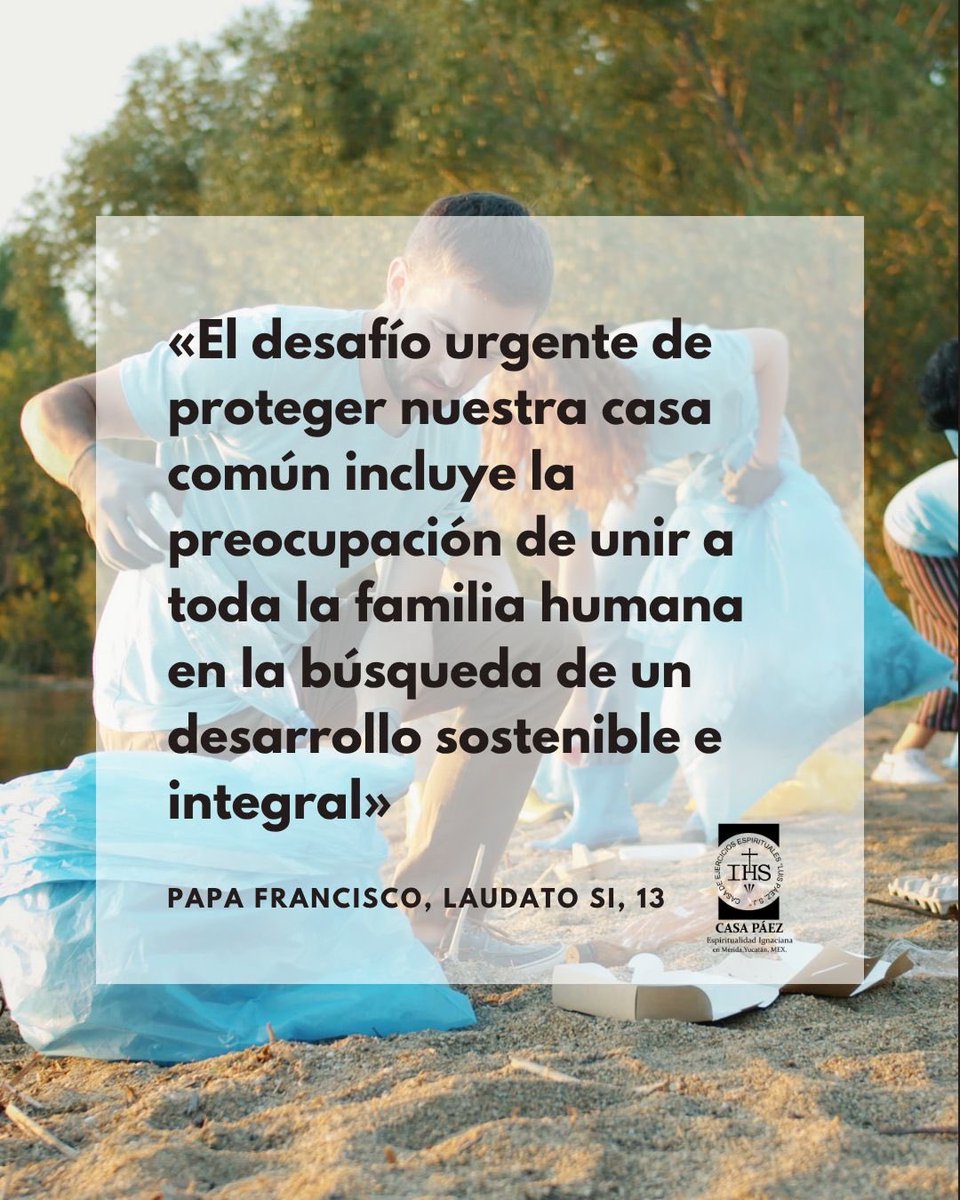 casa_paez's tweet photo. Día 2 (2 de septiembre) – Jornada mundial de oración por el cuidado de la creación.

La crisis ambiental requiere fraternidad. Nadie se salva solo; el cuidado del planeta exige el compromiso de todos los pueblos y culturas. https://t.co/BOBKjTELYt