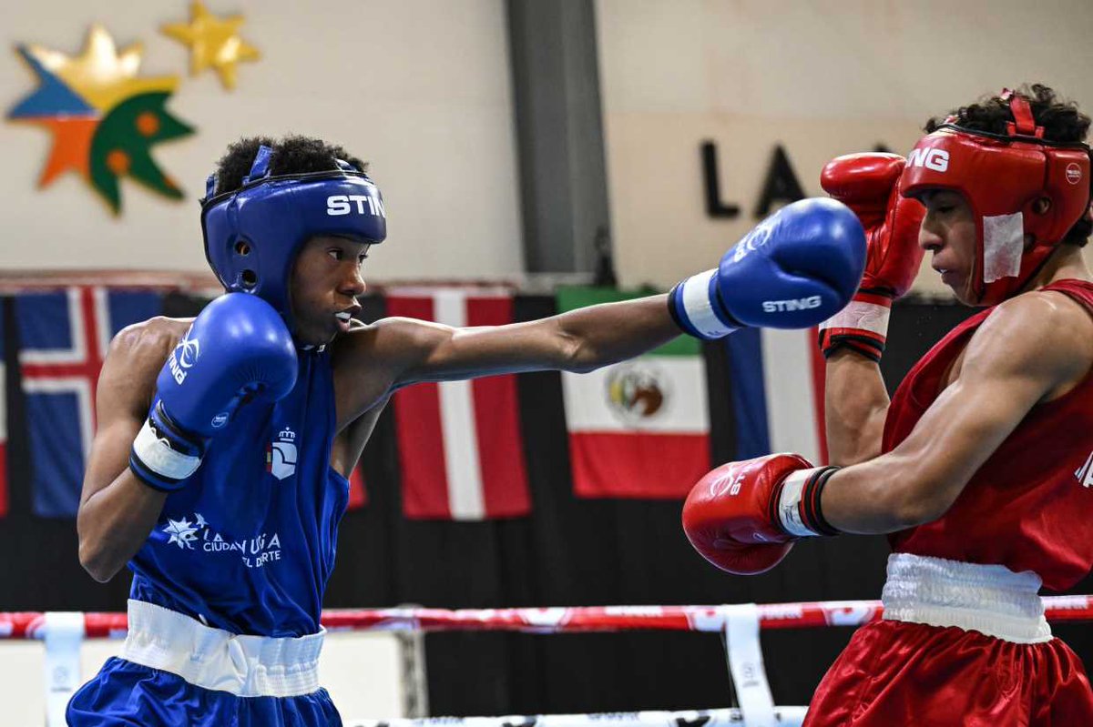 BernabeCanoES's tweet photo. 🥊🌍 Las promesas del boxeo mundial compiten en 🔥💪🏼El Boxam Internacional @LaNuciaES 2026 aue continúa esta tarde en el Pabellón Camilo Cano con 51 combates 🥊 y 250 jóvenes boxeadores de 21 países en categorías Sub 19, Sub 17 y Sub 15.

🔴📺 streaming:
https://t.co/RB5V7K4A9g https://t.co/3eqXmx1KnO