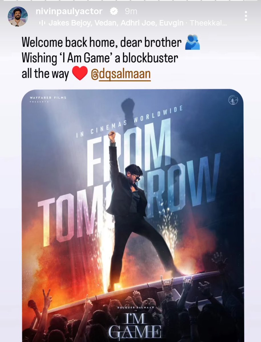 zyro222's tweet photo. Bond with  #DulquerSalmaan × #NivinPauly  ❤️😍

#ImGame https://t.co/FMUnQvDwJ3