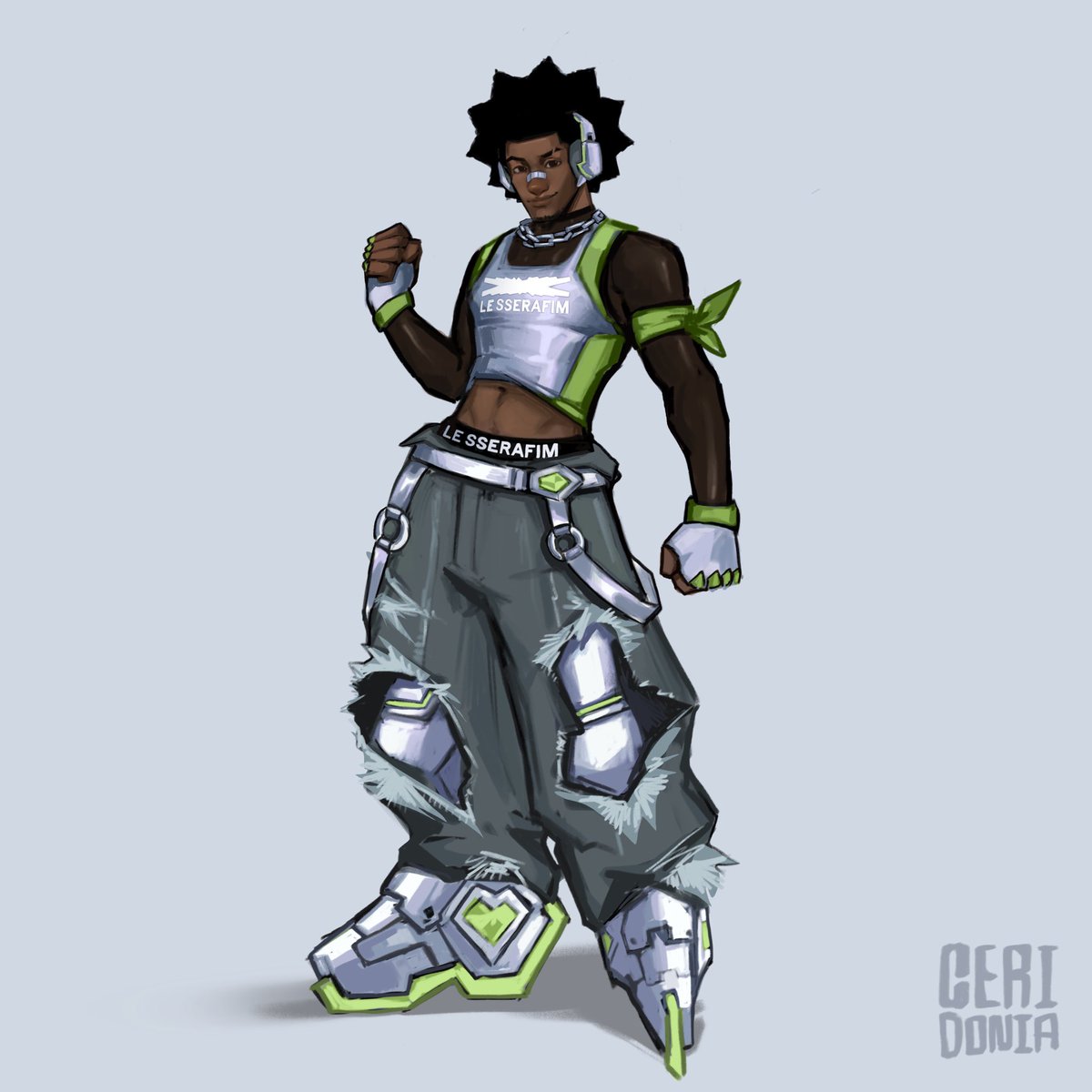 ceridonia's tweet photo. Le Sserafim Lucio skin concept 
#overwatch #lucio https://t.co/h5mMMlYpLR
