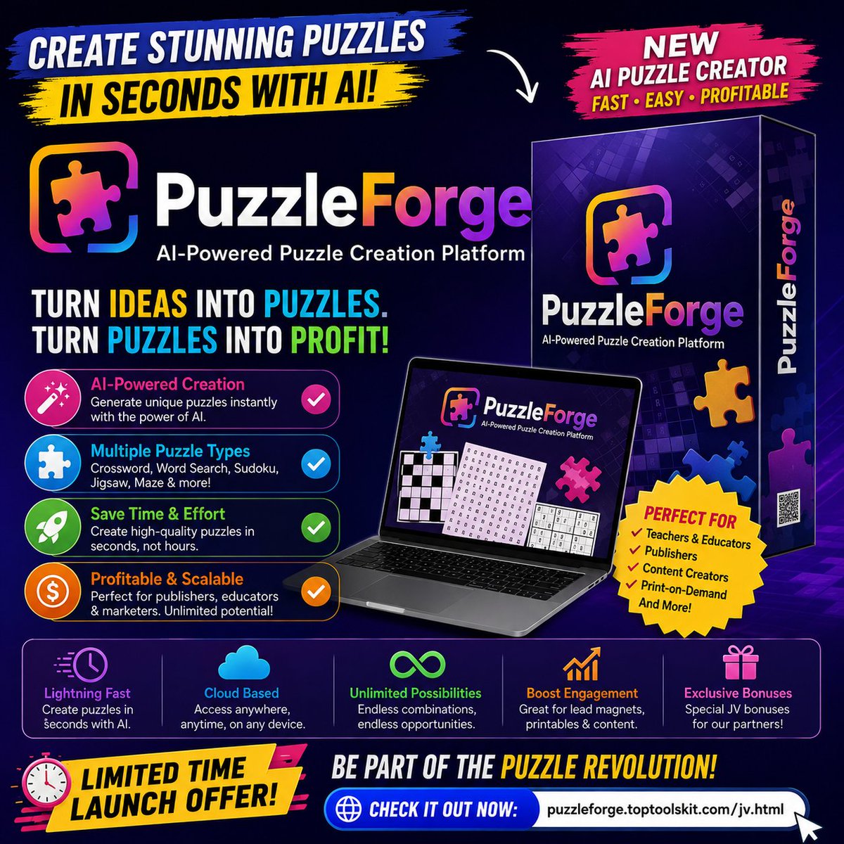 thompson15236's tweet photo. PuzzleForge Review 2026: Create KDP Puzzle Pages and Solve Videos in Minutes
Read Details Here : https://t.co/VhZHgSIqc0
#PuzzleForge #PuzzleForgeReview #KDP #AmazonKDP #KDPPublishing #KDPBooks #PuzzleBooks #PuzzleBookCreator #PuzzleGenerator #WordSearch #Sudoku #MazePuzzle https://t.co/4dEyiUjLP8