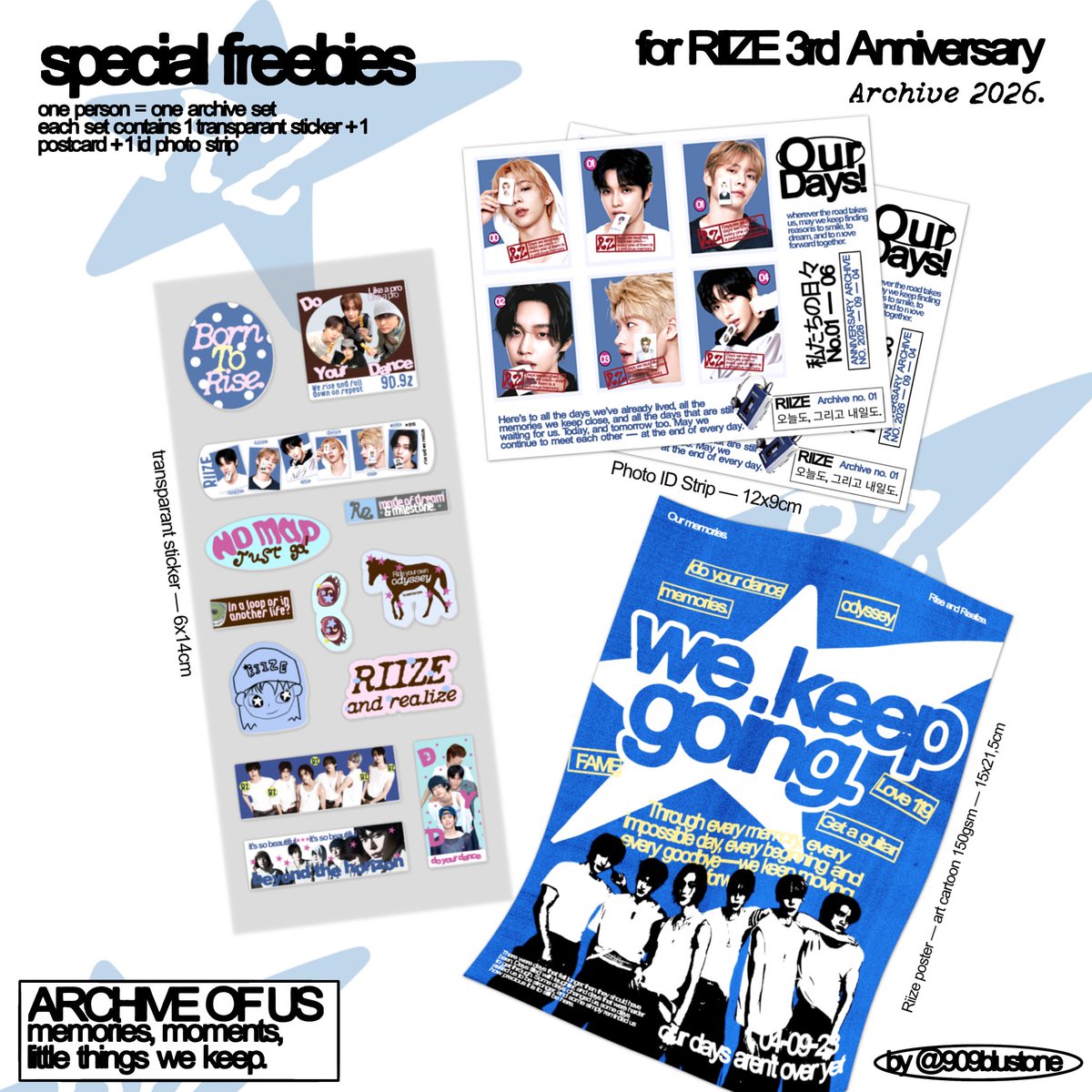 909blustone's tweet photo. RIIZE 3rd Anniversary — Archive 2026
freebies online by @909blustone ★
[rts + likes are always appreciated!]

📂 claim opens — sept 5, 21.00 WIB

IDR 5.000 / set
avail via 🍊no refundable!

before claiming, pls make sure to
write your usn on the note ♡ https://t.co/38EyKvn5tH