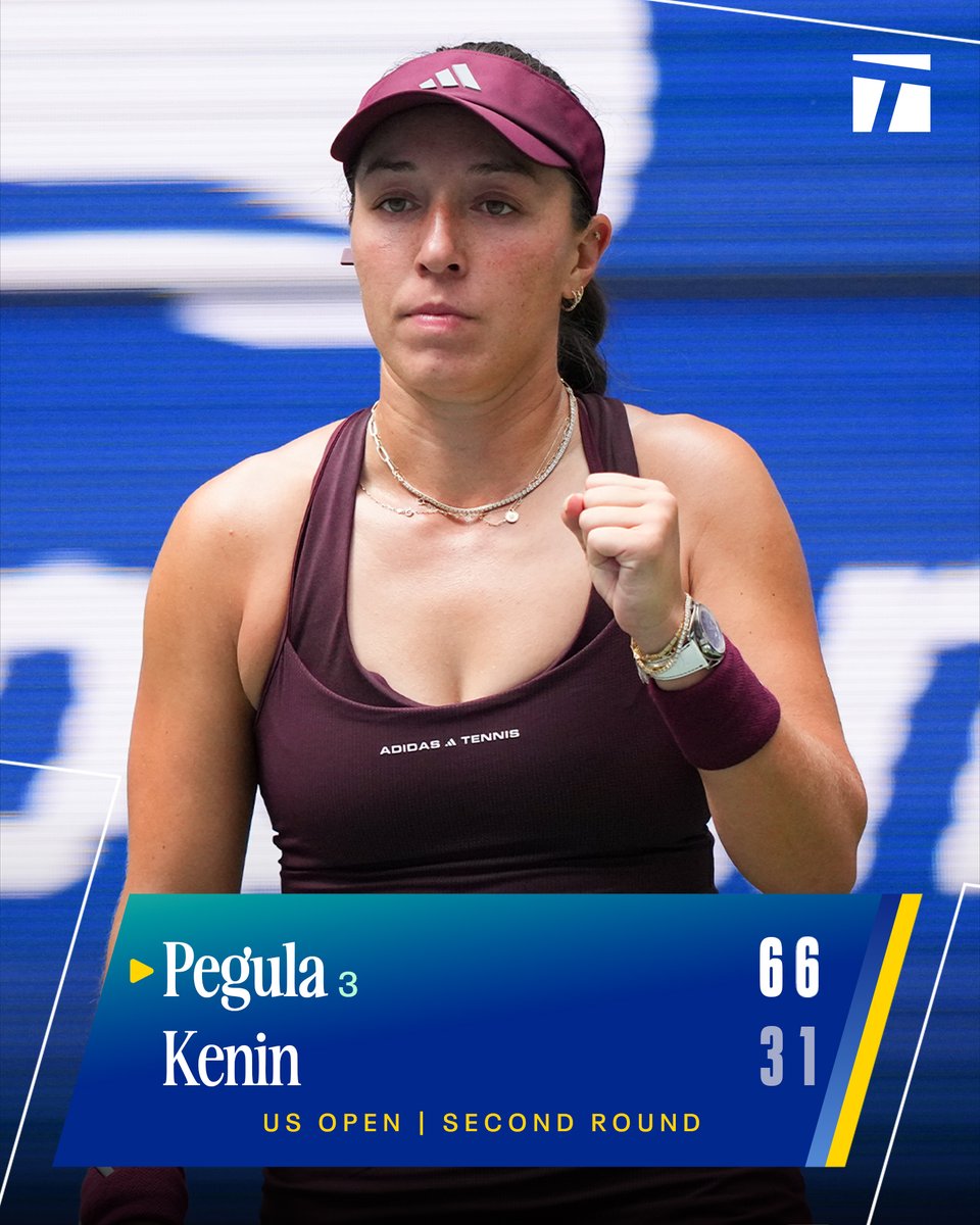 TennisChannel's tweet photo. The woman with the most wins on tour this season picks up another 😌🧚

#USOpen https://t.co/p3QwhUXlBe