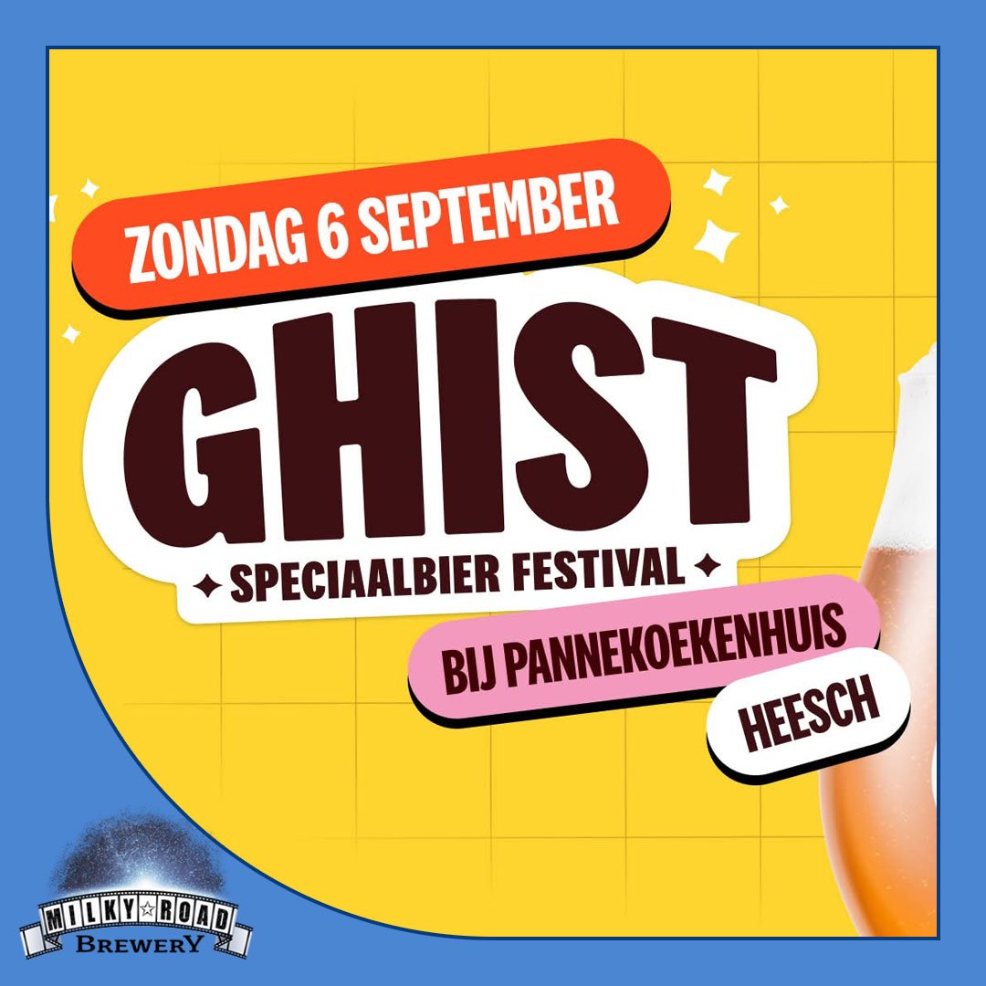MilkyRoadBeer's tweet photo. Zondag staan we op een lokaal festival, namelijk @bierfestivalg.his.t 🍻 We hebben er zin in! https://t.co/fQJpQw8K7e