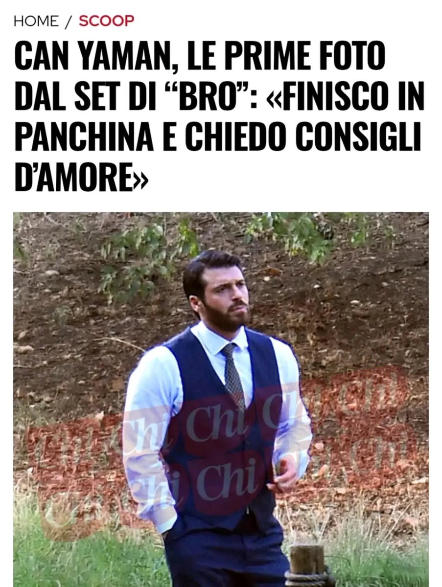 OnlyCanTeam's tweet photo. ‼️ Le prime immagini di Riccardo Rivaldi, si gira nella bellissima Villa Borghese di Roma.
🗞️settimanale CHI
#CanYaman #BRO
#OnlyCanYamanTeamItaly https://t.co/PgRDIffQ56