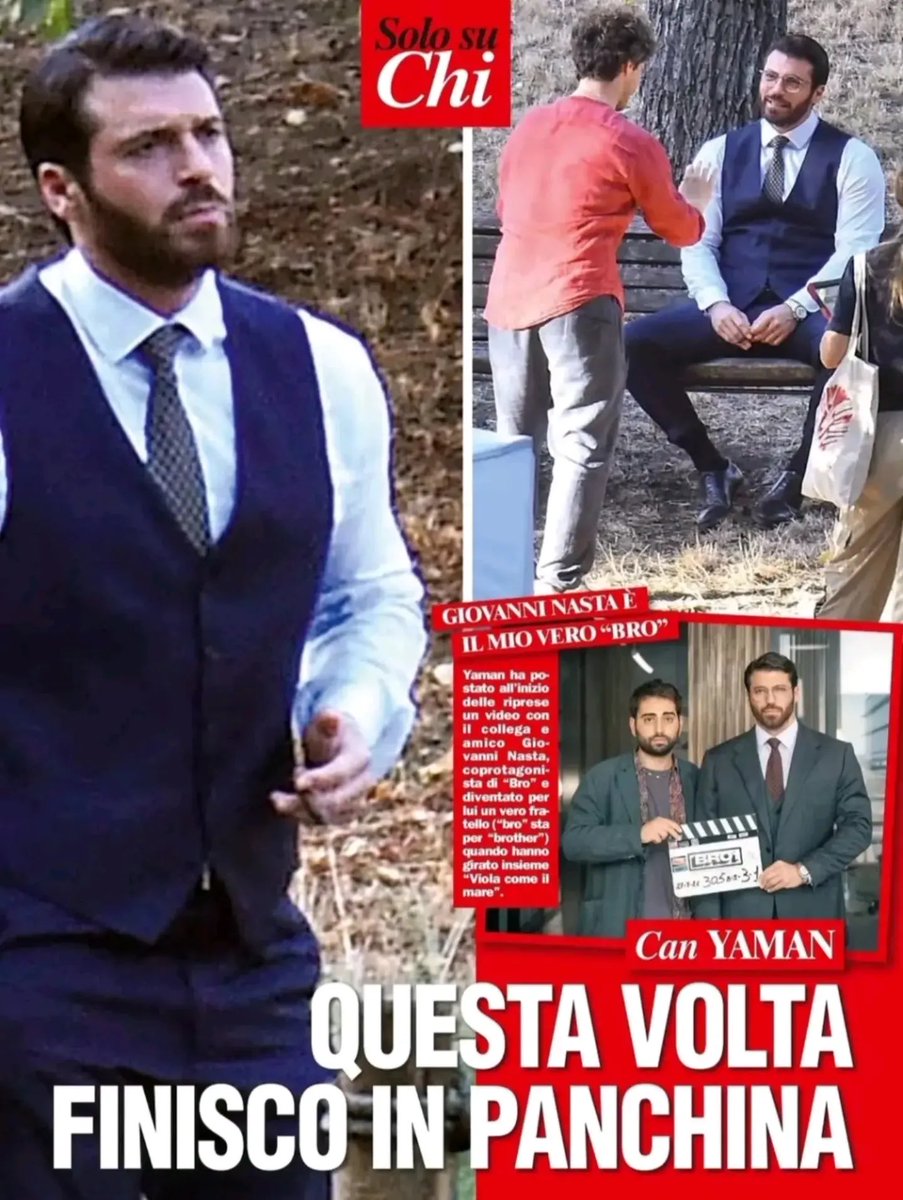 OnlyCanTeam's tweet photo. ‼️ Le prime immagini di Riccardo Rivaldi, si gira nella bellissima Villa Borghese di Roma.
🗞️settimanale CHI
#CanYaman #BRO
#OnlyCanYamanTeamItaly https://t.co/PgRDIffQ56