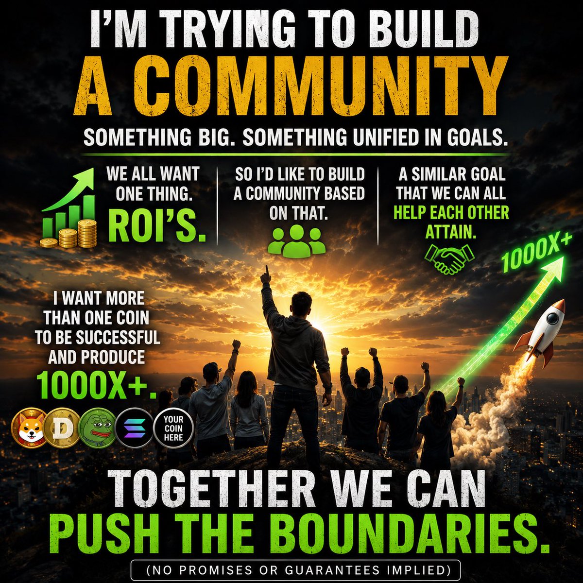 OfficialPray4Me's tweet photo. So I was responding to a message and these are the words I used.

I thought they would be a good post as well. 

Let’s do this. 🚀 

If you want to be a part of this community, follow, like and rt. https://t.co/9B1ZUbbLXj