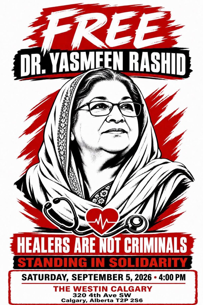 mmalikx7's tweet photo. Newly elected APPNA president Shahzad Iqbal has started a campaign to FREE Dr. Yasmin Rasheed as promised ! 

In the next APPNA Canada on Sep 5 be part of the history !! 

@NaziaIHussain https://t.co/LBqRTZH57x