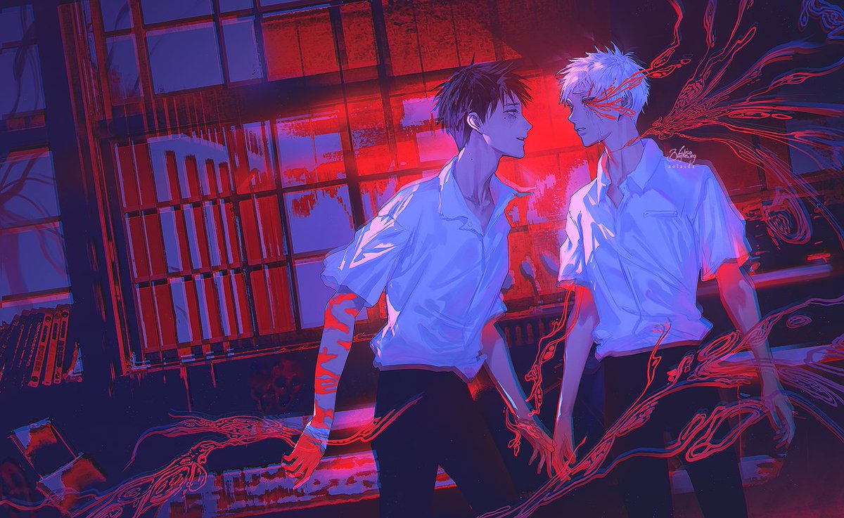 artofzolaida's tweet photo. I love you too. More then anything else.

#thesummerhikarudied #光が死んだ夏 https://t.co/KqE5AsNxNA