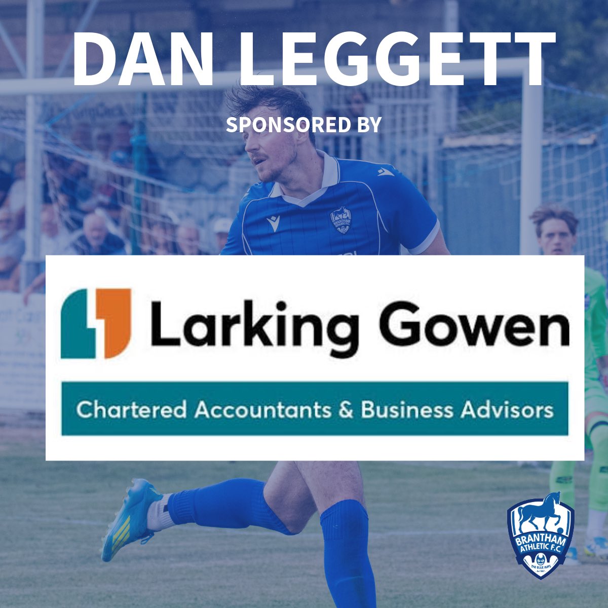 BranthamAth's tweet photo. SPONSORSHIP NEWS 🚨 

Next up is our number 18, Dan Leggett who has been sponsored by @LarkingGowen Chartered Accountants for the 2026/27 season. 

Your support of Dan is appreciated, thank you!

#UPTHEIMPS https://t.co/rP2kZcyaqs