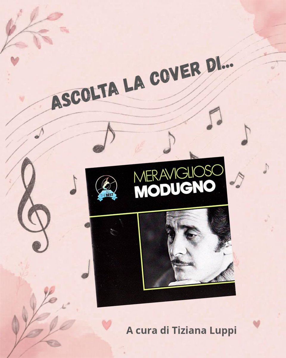 unthetrapagine's tweet photo. ASCOLTA LA COVER “MERAVIGLIOSO” DI DOMENICO MODUGNO CONTRO “MERAVIGLIOSO” DEI NEGRAMARO. 
https://t.co/dq8njE7zNu https://t.co/BfaAXBRzNa