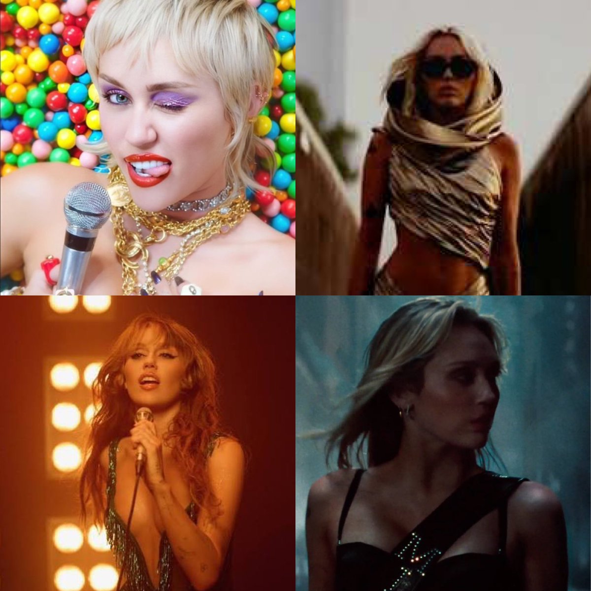 DEM_Mustangs16's tweet photo. Miley’s versatility with her lead singles this decade is top tier https://t.co/n7VyGNRR3u