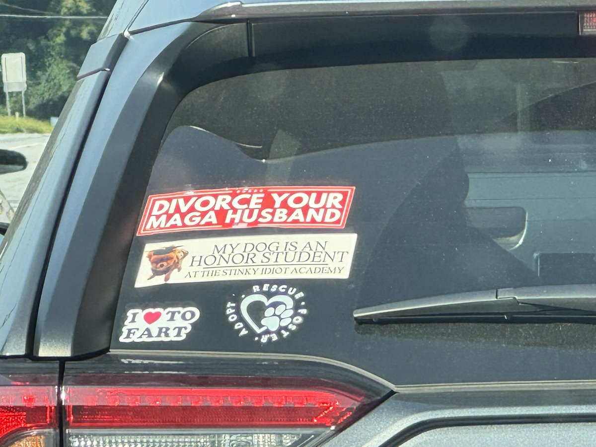 HardPass4's tweet photo. Would you be shocked to learn the driver of this vehicle has blue hair and a septum ring? https://t.co/7hUdSeLS60