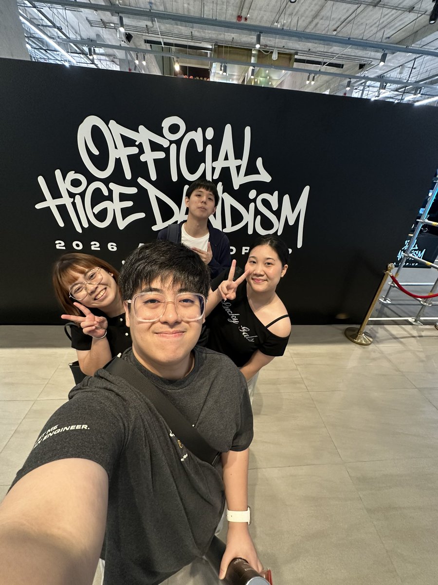 Nuttavadee18's tweet photo. We are ready for Official Hige Dandism Asia Tour 2026 at BANGKOK 
#OFFICIALHIGEDANDISM #HIGEDAN #OFFICIALHIGEDANDISM_POP_UP_IN_BANGKOK #KPOPMERCH_POP_UP #ฮิเกะดัน https://t.co/qq00q3E6s5
