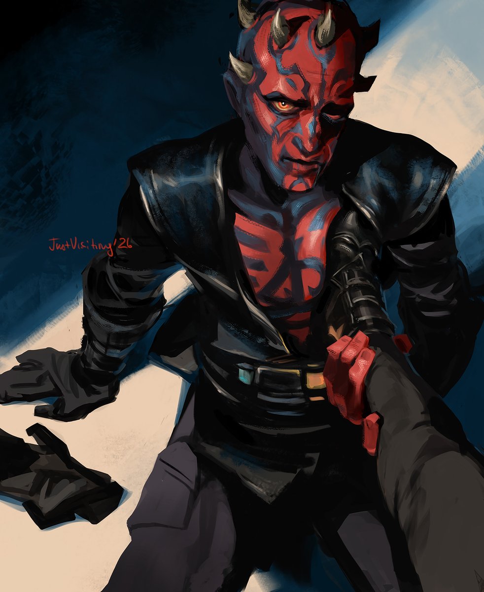 SolelyVisiting's tweet photo. No secret that i frequent ao3 (god forbind a person has a hobby!!) Anyway, I recently found a  holy grail of Maul content there, so naturally i had to draw smth. Blame @liver_is_silver , my 💅submissive Maul 💅dealer #darthmaul #maul #maulshadowlord https://t.co/YPCtRYtF64