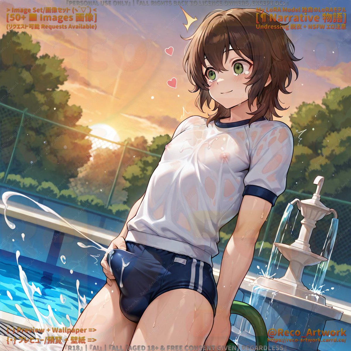 Reco_Artwork's tweet photo. 🖼️┃#SeraphoftheEnd #終わりのセラフ - #YoichiSaotome #早乙女与一
"I was just watering the pool after practice in my gym uniform, but when you touch me like this... my clothes are getting so wet and completely see-through~"
#腐向け #R18 #pool #プール #sunset #夕日 #wet #濡れ https://t.co/QJhzk3Apq1
