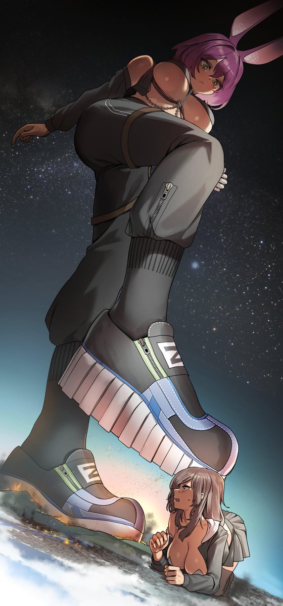TitanusParroty's tweet photo. Forgot to post this day 1, but oh well~ Happy Steptember all of you tinies~ Hope you survive all the massive feet~

#Steptember #sizetwitter https://t.co/g4XCMVoLCr