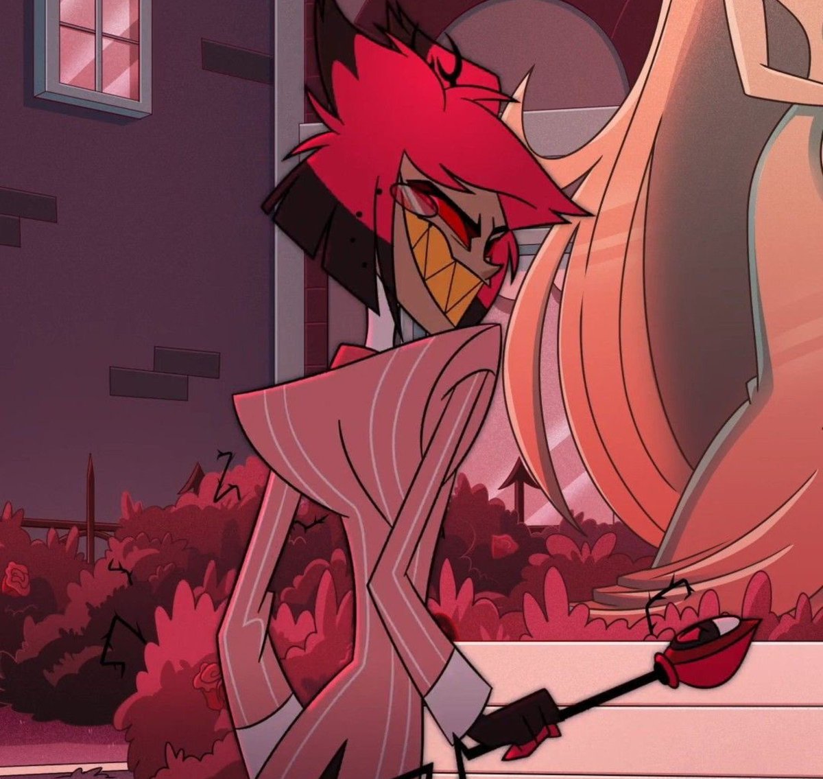 Weeblez_Wobblez's tweet photo. I'm still so happy they made it canon that Alastor's ears lower anytime he's irritated,calm or feeling threatened https://t.co/4JrLfUSxZX
