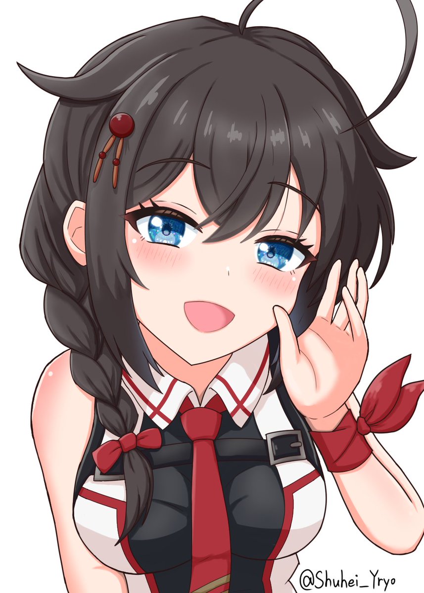 Shuhei_Yryo's tweet photo. 時雨「提督、好きだよ」
#艦これ版深夜の真剣お絵描き60分一本勝負
#艦これ版真剣お絵描き60分一本勝負_20260901 https://t.co/6nGzaRZfPT