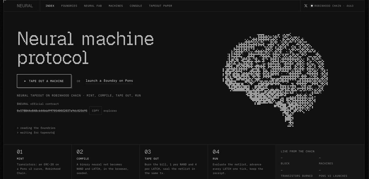 Neural_exe's tweet photo. CA is now on website. 

https://t.co/ARL2gClPib

0x578844e848c644b6d99705400f2037a9dc025695 https://t.co/HCuj2O7Jll