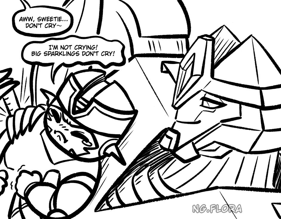 Flora88Ng's tweet photo. I've always felt like making a follow-up comic to show what's really going on with that vaccination "accident" drawing.
Also, more baby Wildbreak! https://t.co/gpQW18TMk6