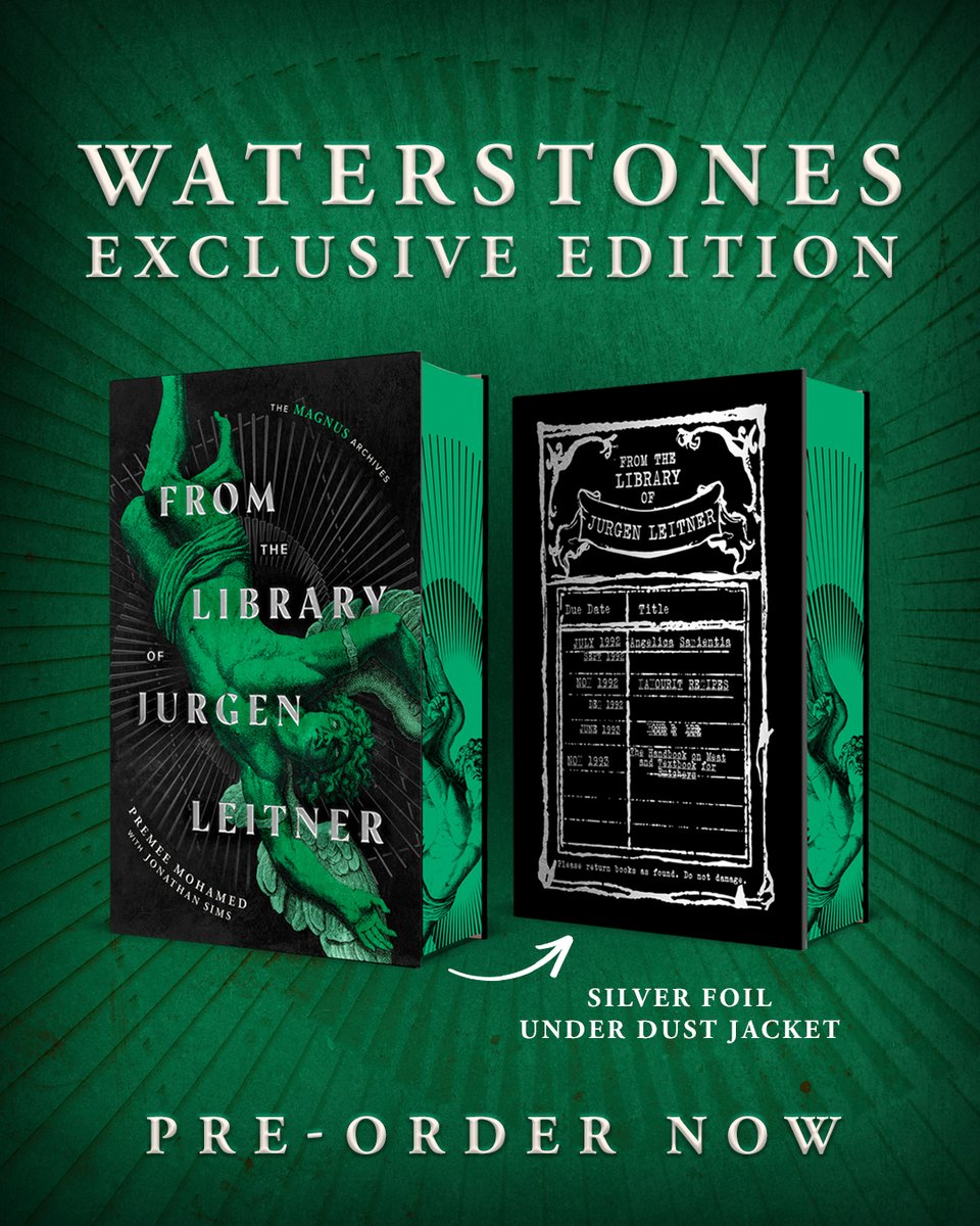 TheRustyQuill's tweet photo. Just announced: the @Waterstones Exclusive Edition of From the Library of Jurgen Leitner.

Pre-order now: https://t.co/5730pujHbd https://t.co/2sADYLMGPt