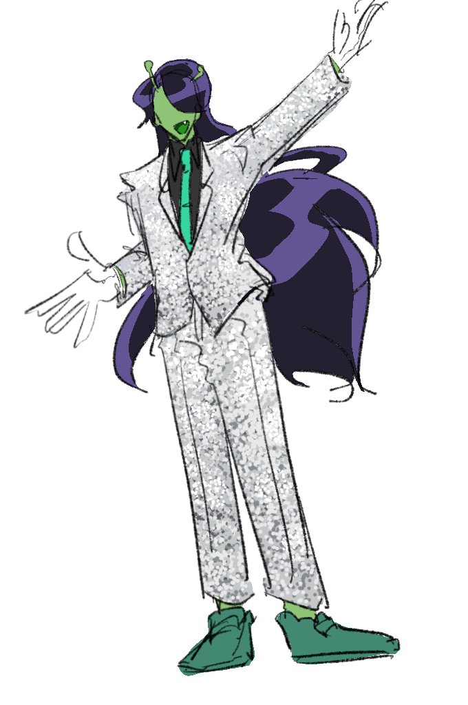 Ataityan0703's tweet photo. こういう、キャラデザがまだ定まってない時に何も考えず雑にラフ描くの好き https://t.co/s4mbF5fN8j