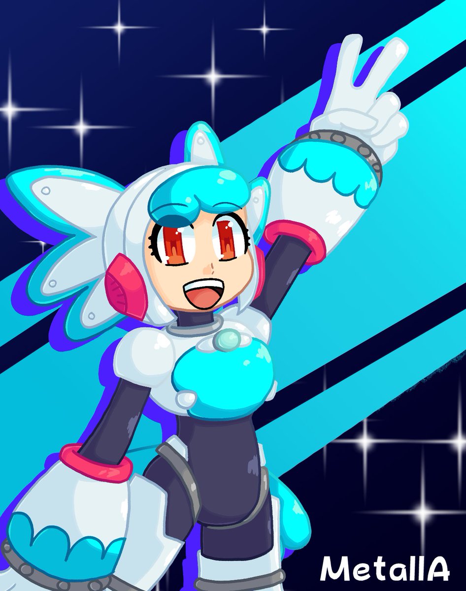 metall_a_mizuki's tweet photo. A Friend of mine asked me to draw Twinkle Girl, so here ya go.
#twinklegirl #megaman #fanart #megamandualoverride https://t.co/0VuRMisOHy