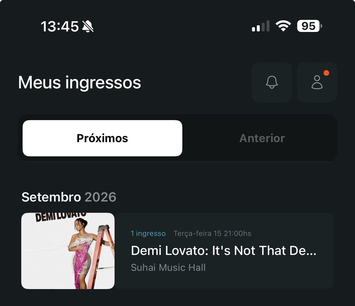 nicolepreti's tweet photo. ‼️ VENDO INGRESSO SHOW DEMI LOVATO 15/09/2026 PISTA INTEIRA!!!!! ‼️

It’s not that deep tour  Demi Lovato Show Venda Ingresso https://t.co/bphU7BF5SG