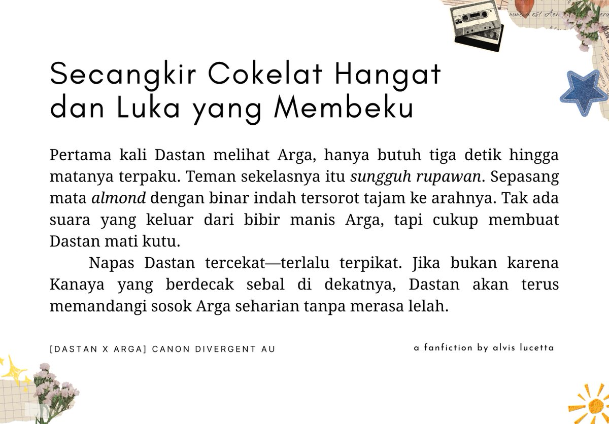 alvis_lucetta's tweet photo. Dastan x Arga Canon Divergent AU ☕️

—Chapter 2, 1k words, Angst, yearning

#DastanArga #Darga 🎸🏀

https://t.co/pSeKJLez2n https://t.co/wWF416qHHo