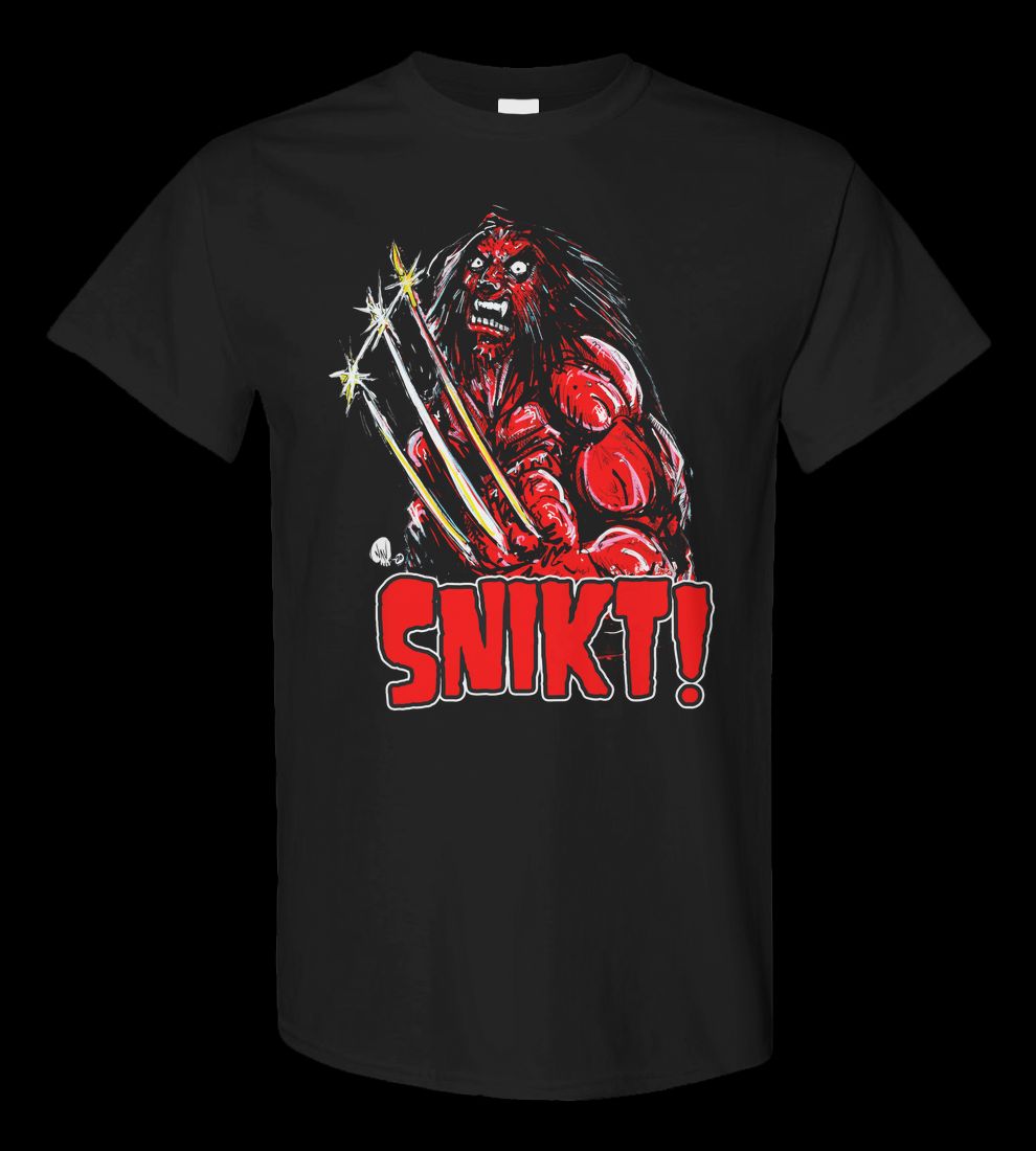 FWACATA's tweet photo. Hey Bub, nothing's severing a man's spine and having a beer afterward like a true Canuck superhero with this shirt:  SNIKT! | FWACATA https://t.co/pJwralt0iw
#snift #wolverine #logan #weaponx #coolshirtbro https://t.co/MFbvhBH6KU